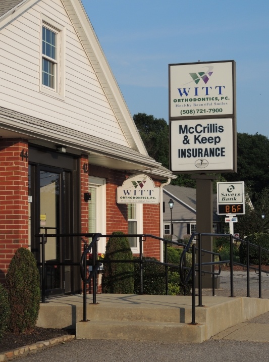 Outside view of Witt Orthodontics P C office building